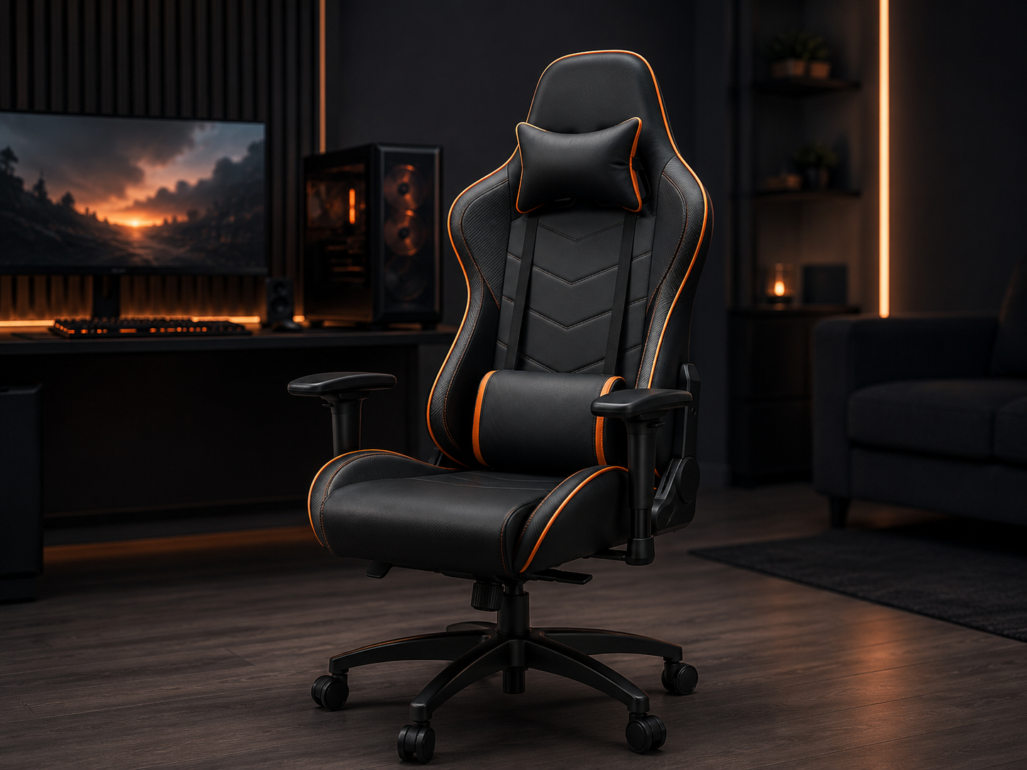 Silla gaming clásica